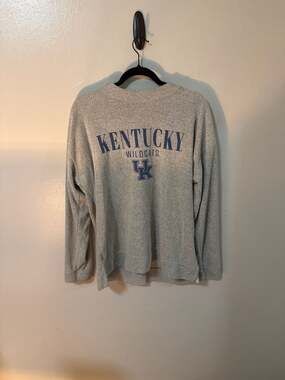Ladies Bottom Drawers Kentucky Wildcats Oversized Long Sleeve Pullover XL